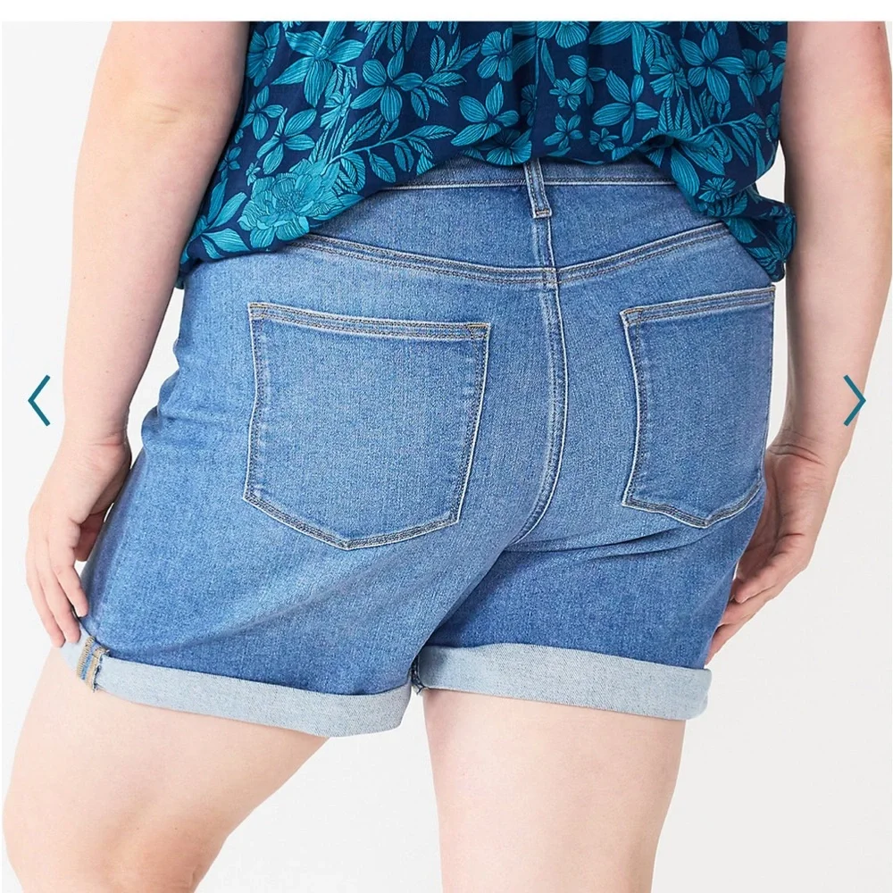 NWT Sonoma curvy high rise shorts - Picture 4 of 5